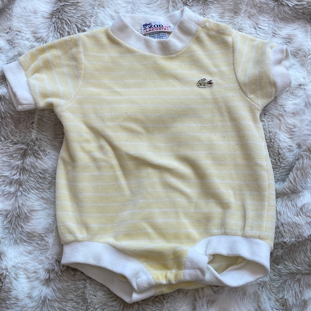 Vintage Lacoste Baby Onesie